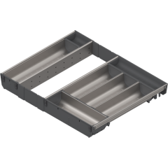 ORGA-LINE Kaşıklık, 600x450mm, İnox-Mat/Toz Gri
