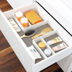 Blum Ambia-Line Çekmece Düzenleyici, 200x500x51mm, Mat İpek Beyaz